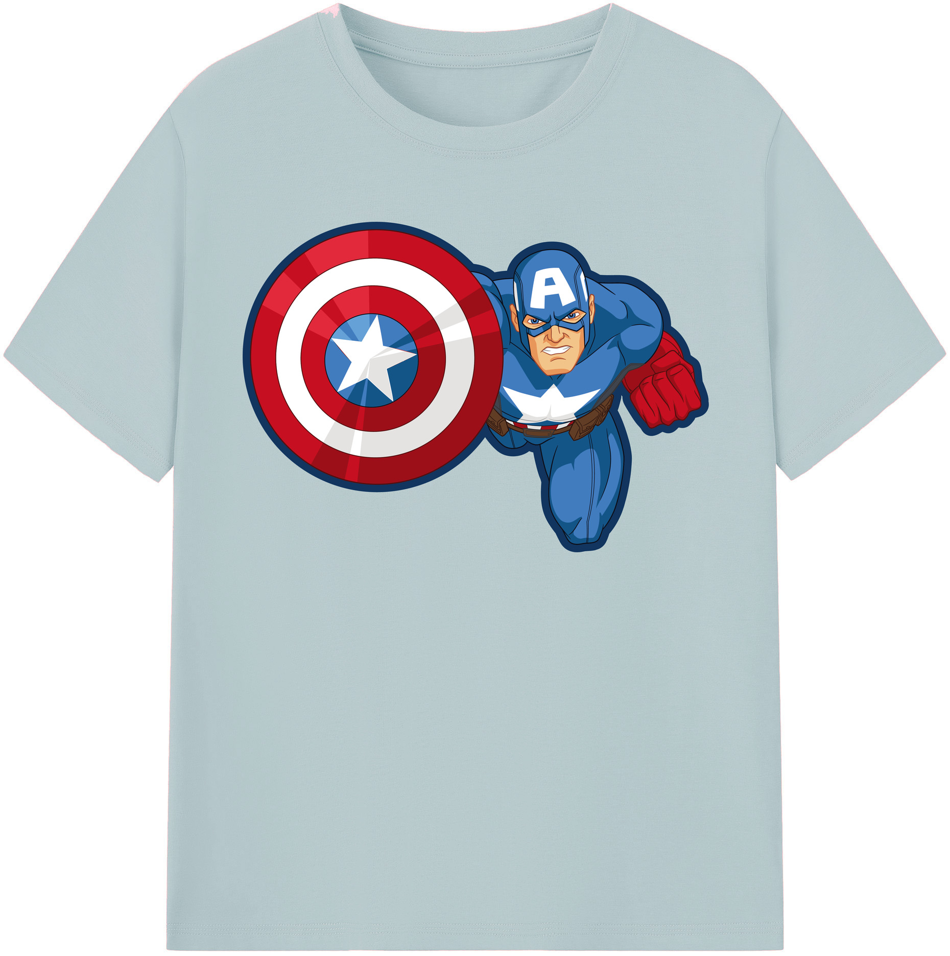 （画像用） アベンジャーズ The Avengers 綿100％半袖Tシャツ（フロントプリント）